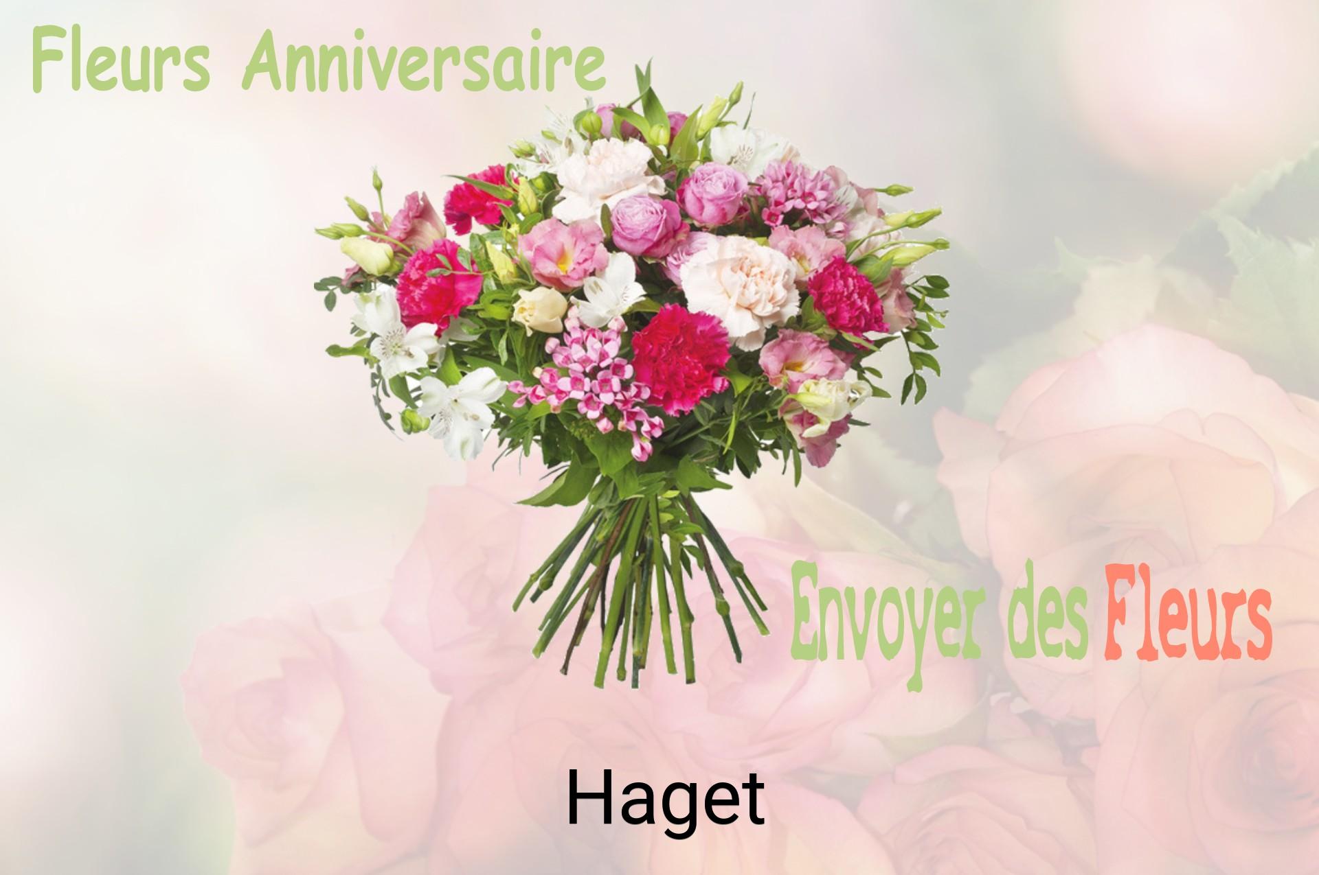 Bouquet de fleurs d’anniversaire livré à Haget